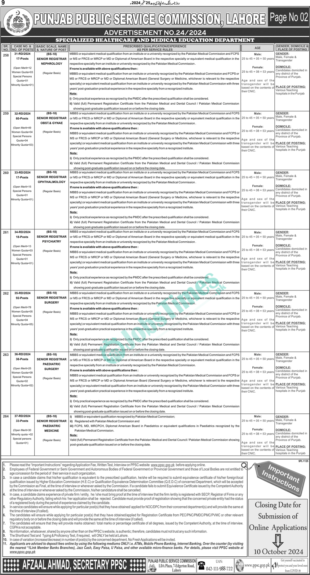 ppsc jobs