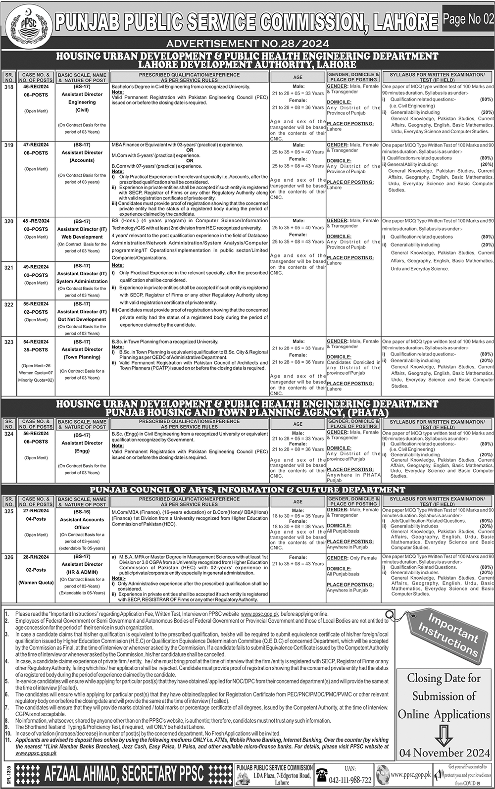 ppsc jobs