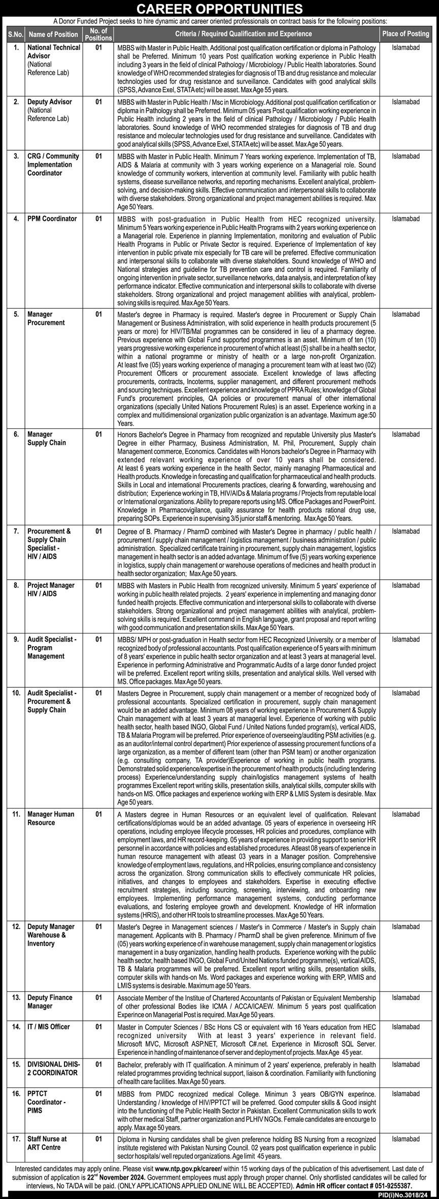 Public Sector Organization Jobs 2024